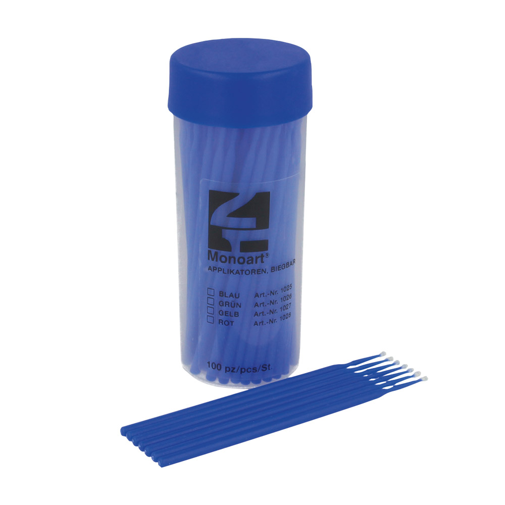 Monoart Applikatoren blau, 100 Stück
