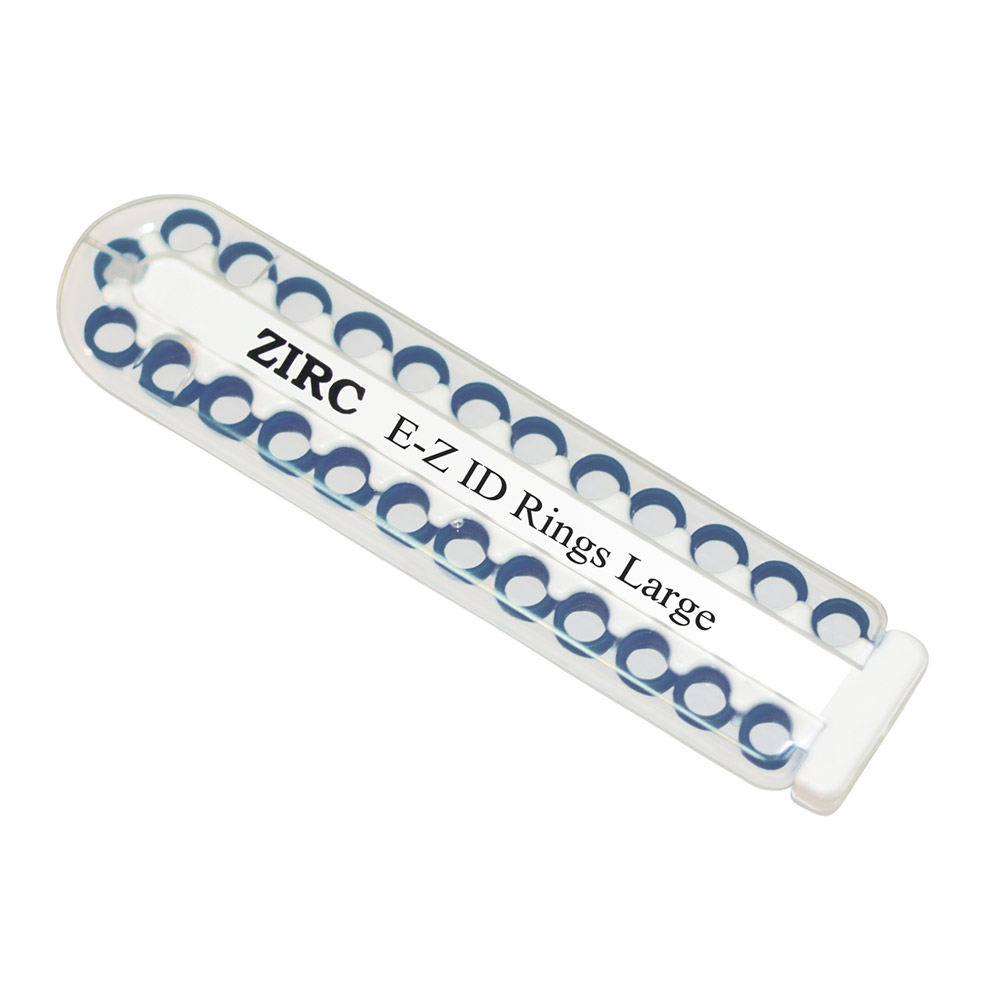 EZ-ID Markierungsringe groß blau, 25 Stück