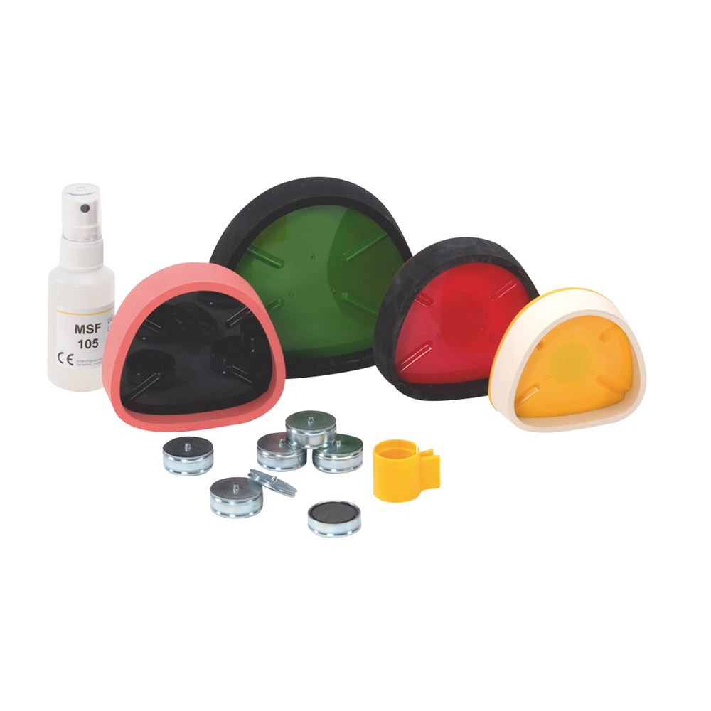 Magnet Splitcastformer normal rot, Kit