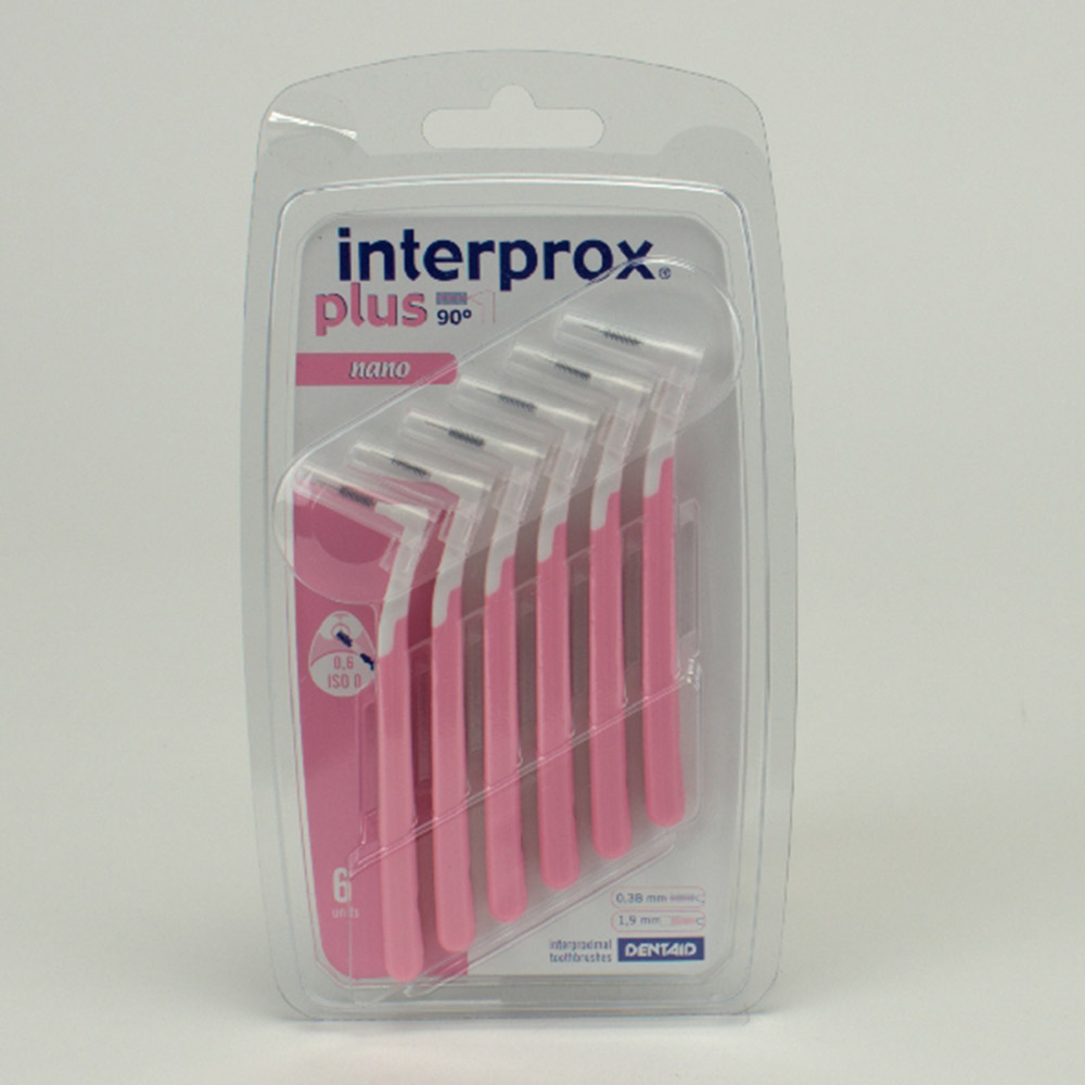 Interprox plus super nano rosa, 6 Stück