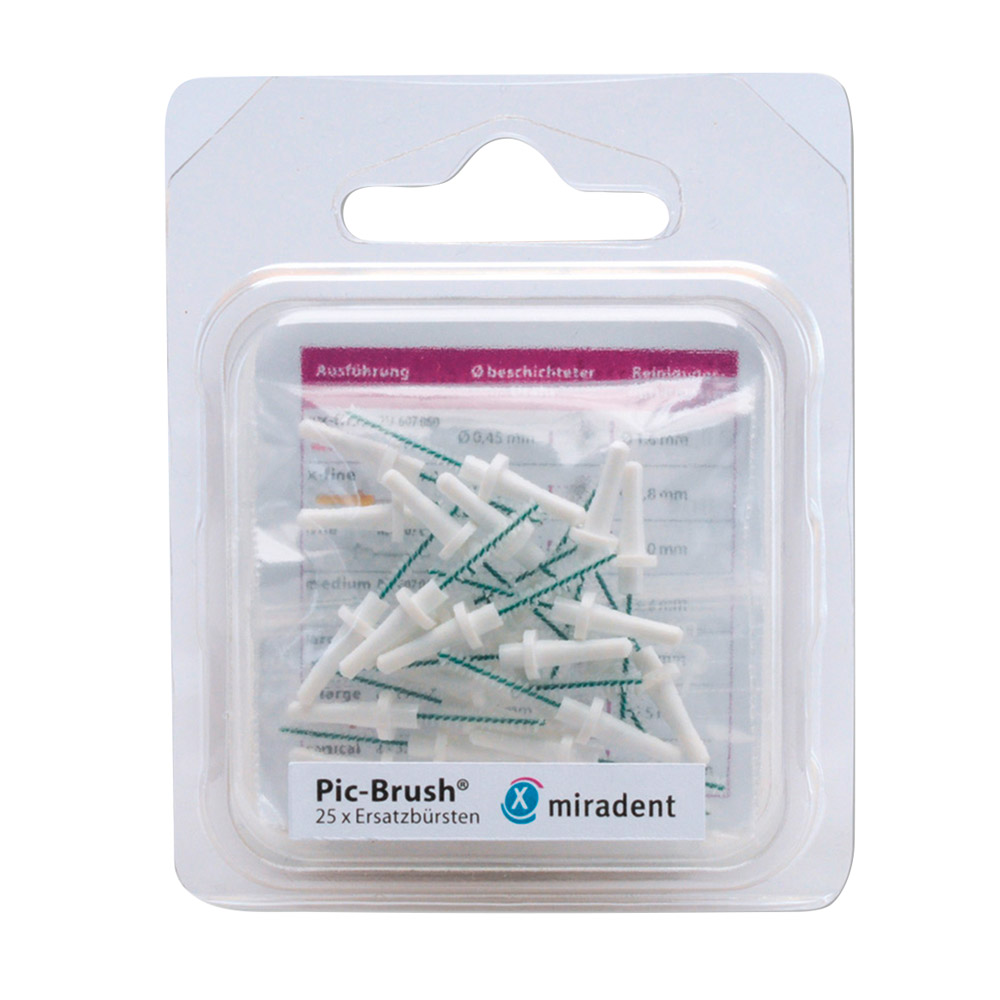 Pic Brush Ersatzbürsten weiß, 25 Stück