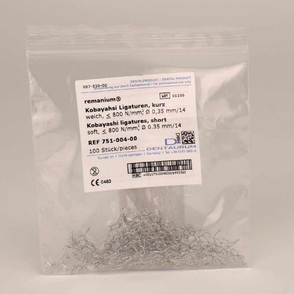 Kobayashi Ligaturen kurz, 100 Stück