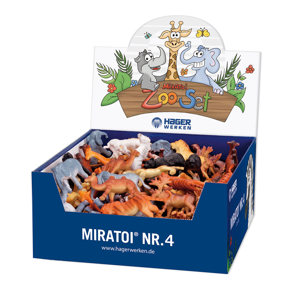 Miratoi Nr.4 Zoo-Tiere, 100 Stück