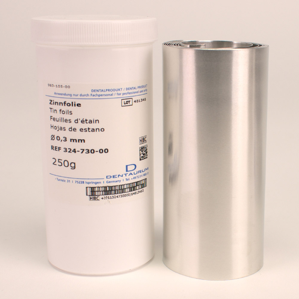 Zinnfolie 0,30 mm, 250 g