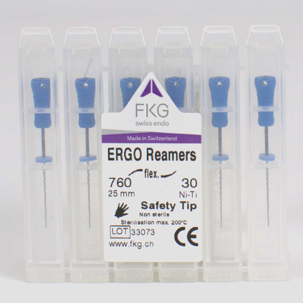 Reamer NiTi SMG-Handgriff 30/25 mm, 6 Stück