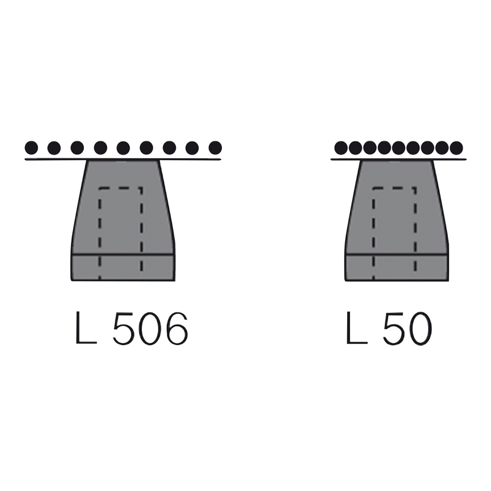 Super-Snap schwarz grob mini strinbeschichtet, 50 Stück