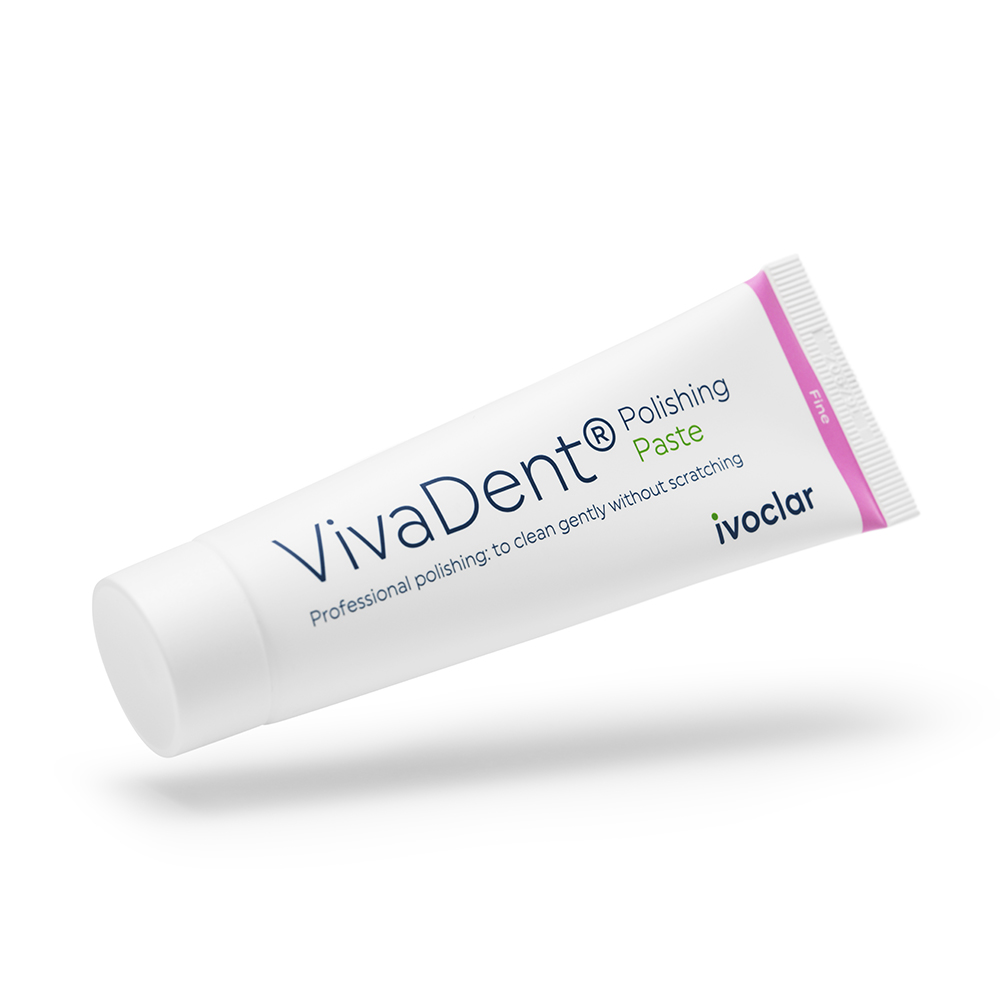 Vivadent Polishing Paste fine bubble gum, 80 g Tube