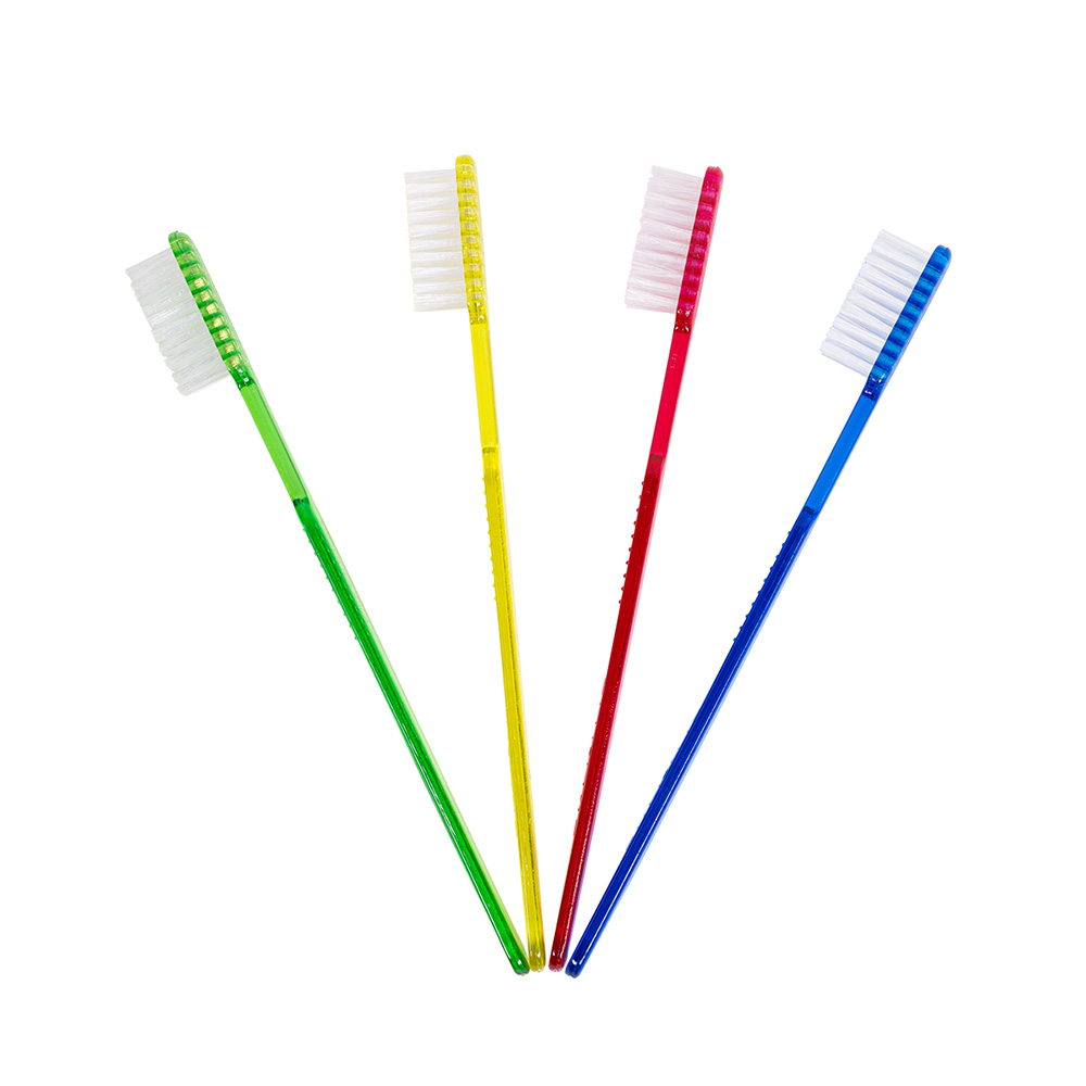 PLULINE Einmalzahnbürsten sortiert, 100 Stück