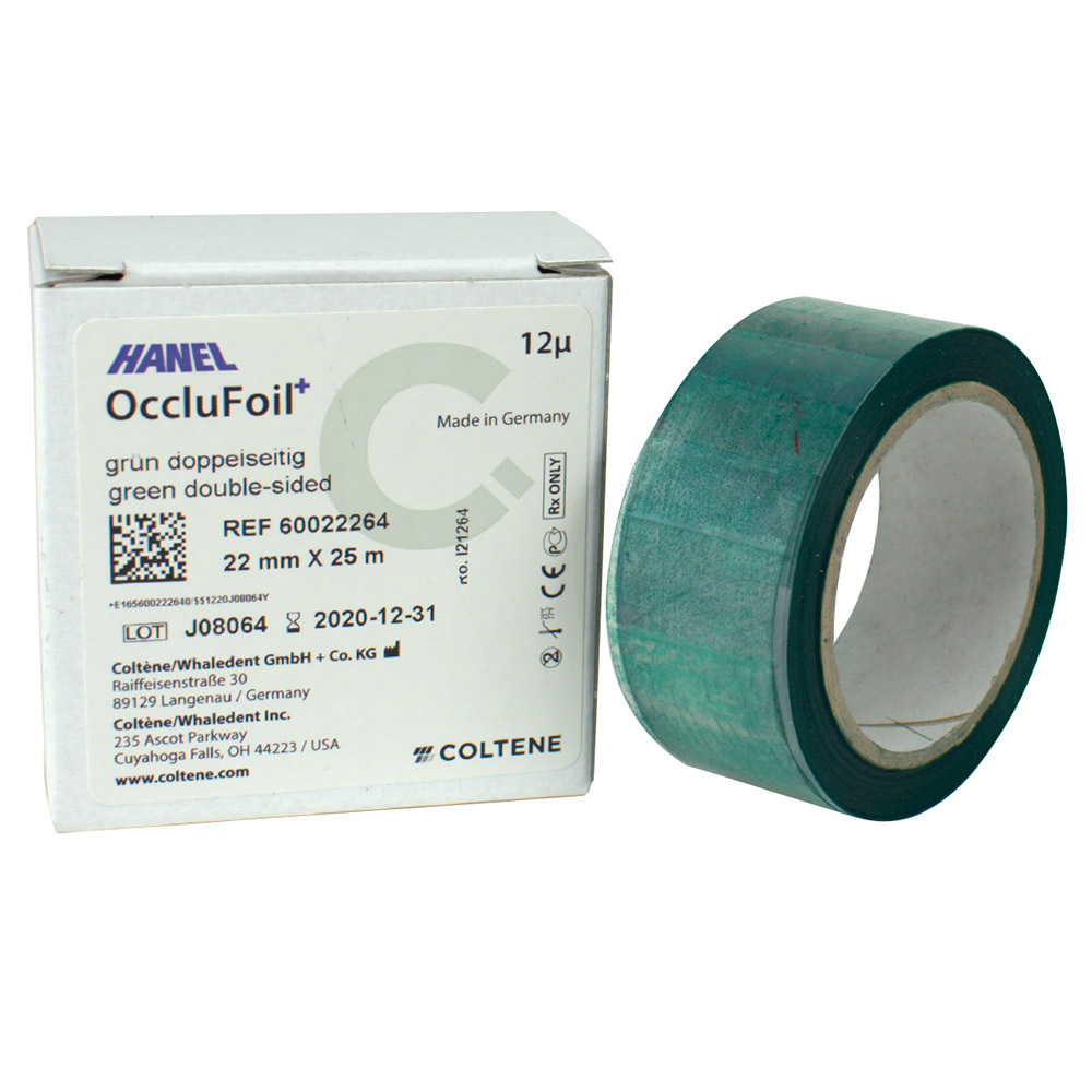 Hanel Folie 12 µ PET doppelseitig 22 mm grün, 25 m