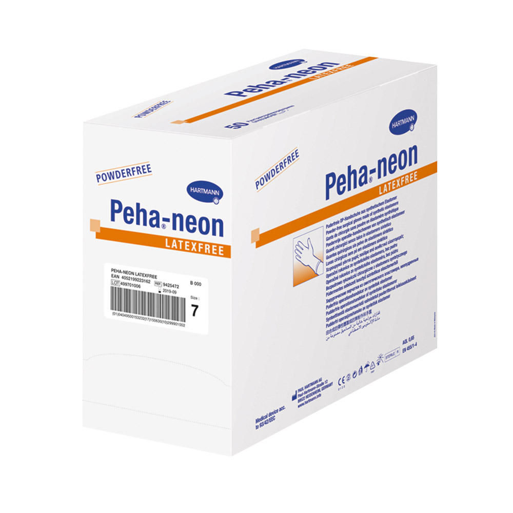 Peha-neon OP Handschuhe latexfrei G.7 , 50 Paar