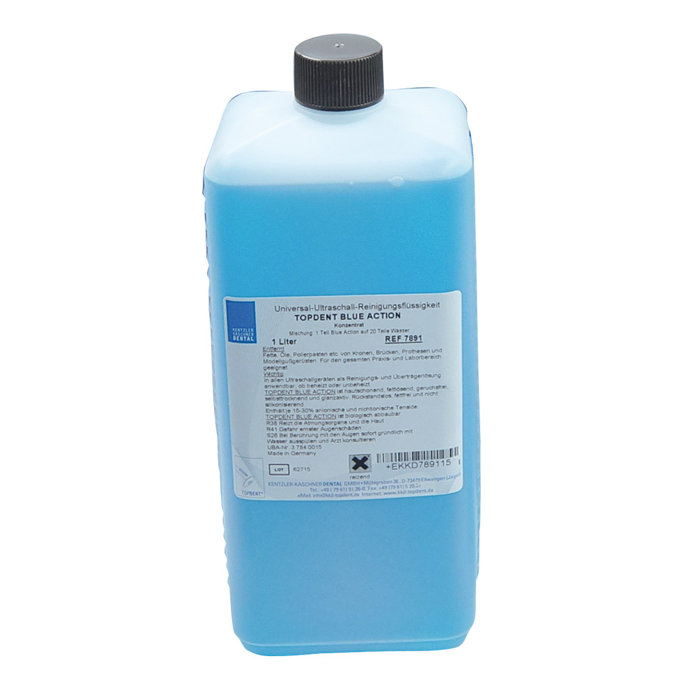 Top Dent blue Action, 1 L Flasche