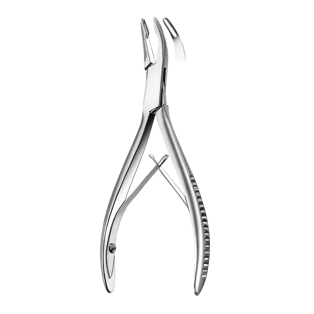 Friedmann Hohlmeisselzange 14,5 cm 30 Grad abgewinkelt 1830/2, Stück