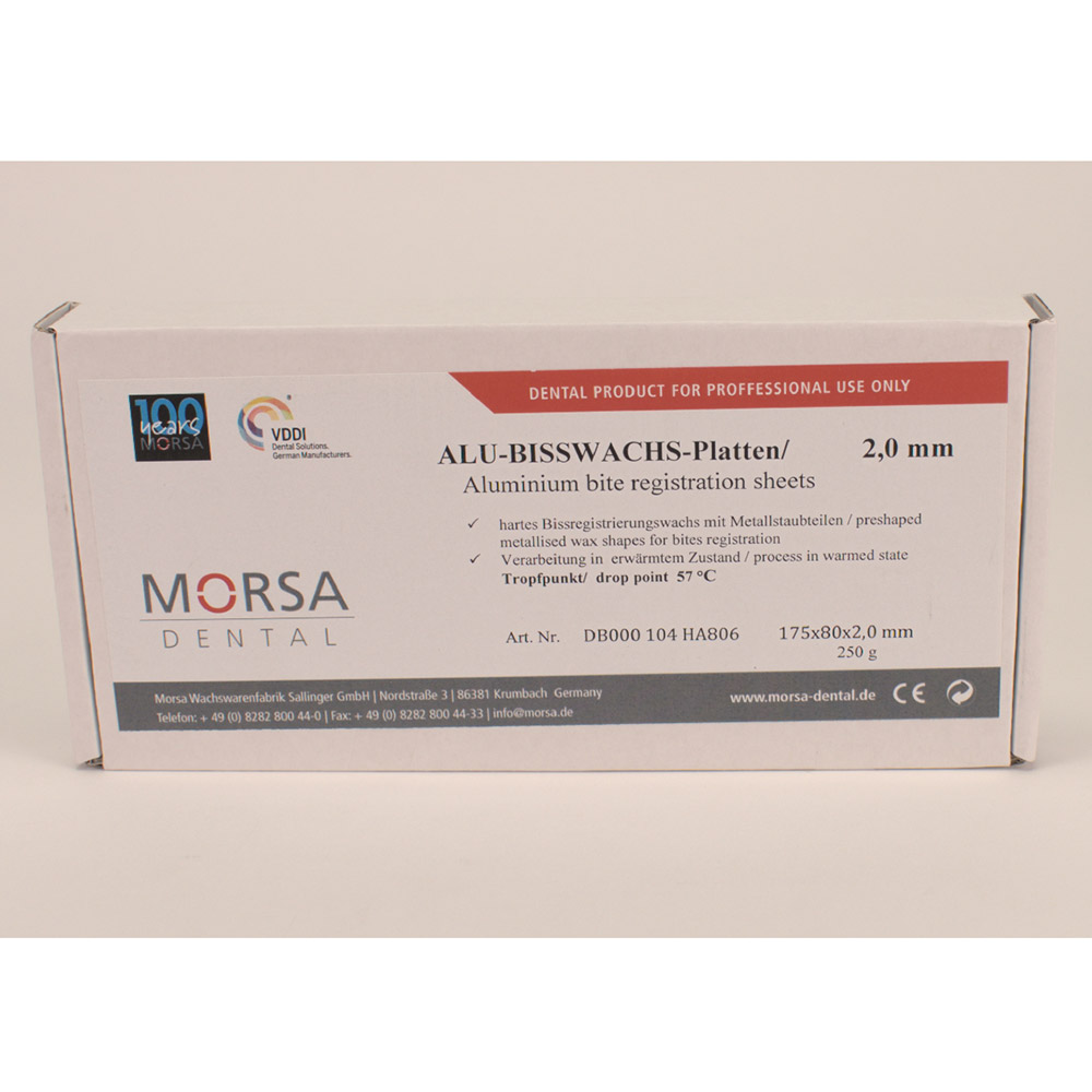 Alu-Bisswachs silber, 250 g