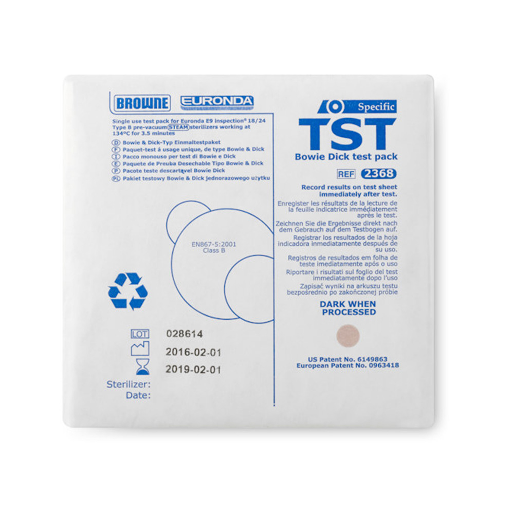 BOWIE & DICK Test für Autoklaven, Stück