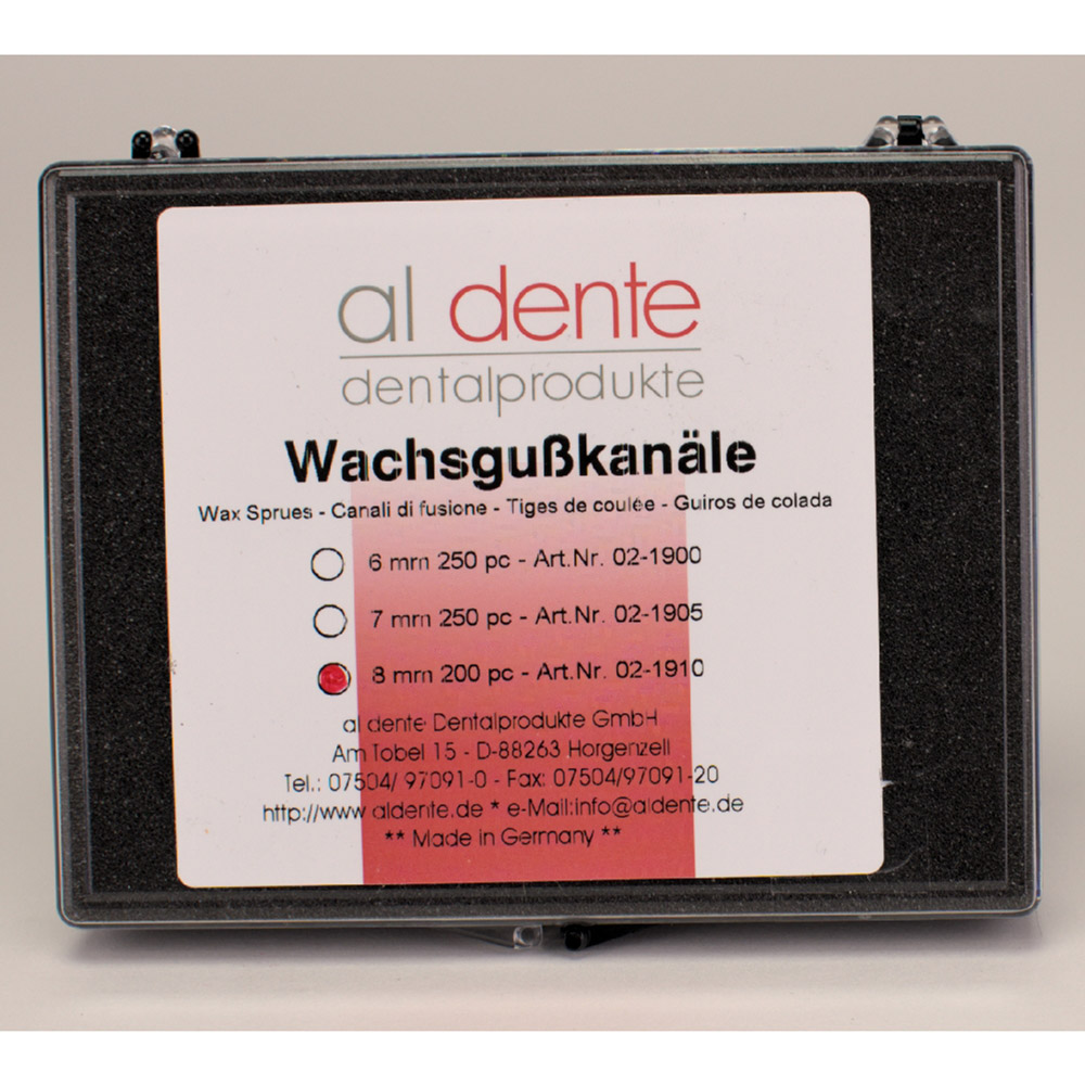 Gusssticks mit Reservoir 8 mm, 200 Stück