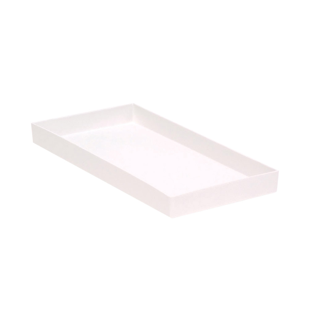 Cabinet Tray ohne Einteilung weiß, Stück