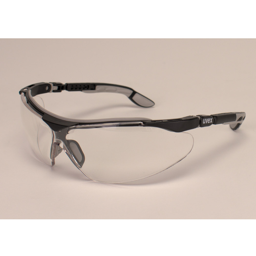 Schutzbrille Uvex I-VO schwarz/grau Fl., Stück