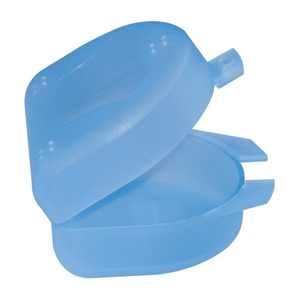 Erkobox 45 mm blau-transparent, 20 Stück