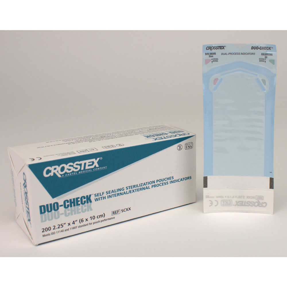 Duo Check Sterilisationsbeutel 5,7 x 10,2 cm, 200 Stück