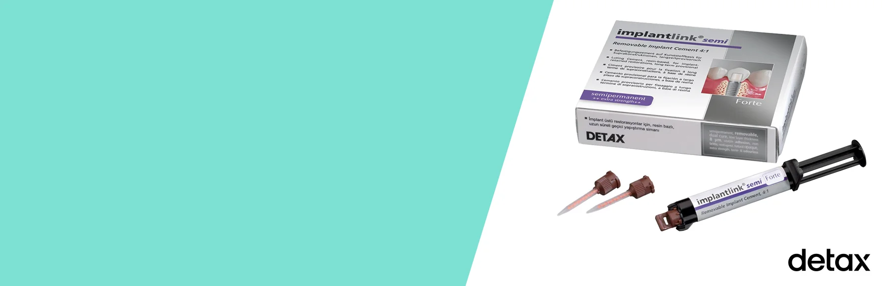 implantlink® semi Forte – starke semipermanente Befestigung