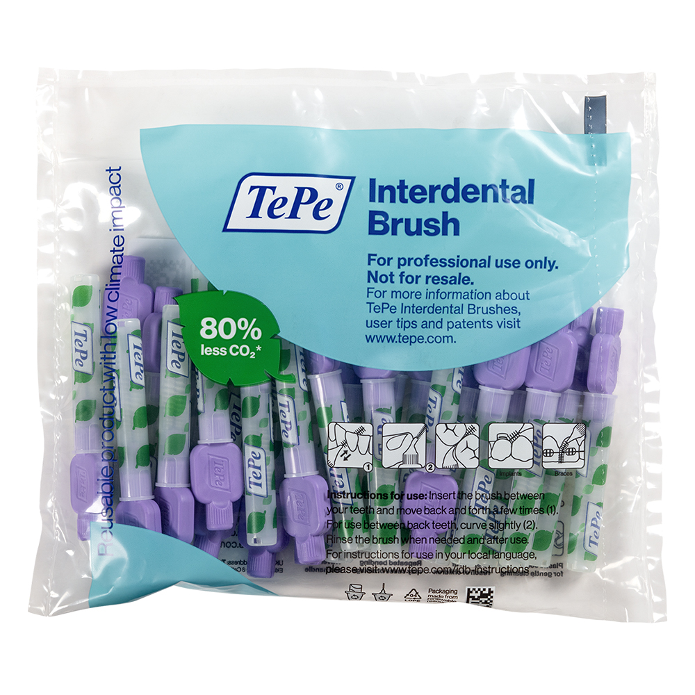 Interdentalbürsten 1,1mm lila, 25 Stück