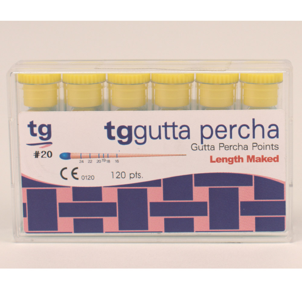 tg Gutta Percha Yellow Gr. 20, 120 Stück