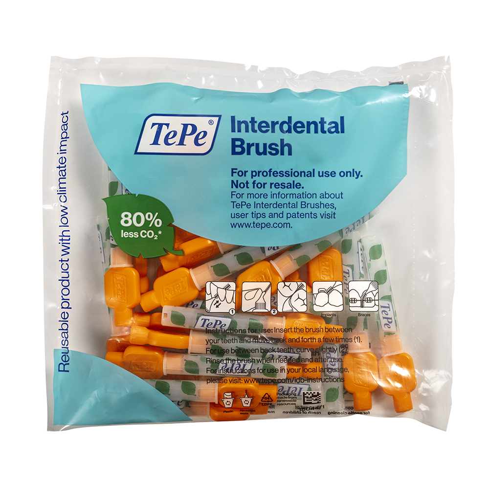 Interdentalbürsten 0,45mm orange, 25 Stück