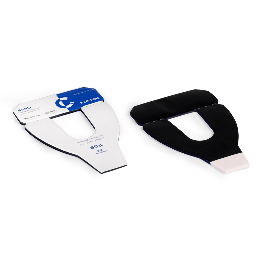 Artikulatons-Papier blau U-Form, 72 Blatt