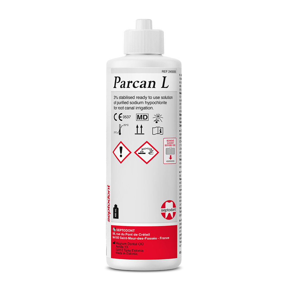 Parcan L 3% Lösung, 400 ml Flasche mit Luer-Lock