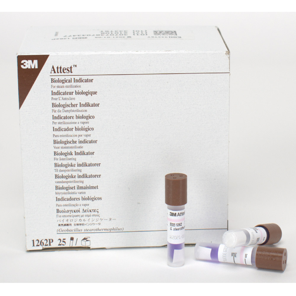 Attest Indikator-Ampullen Dampf, 25 Stück