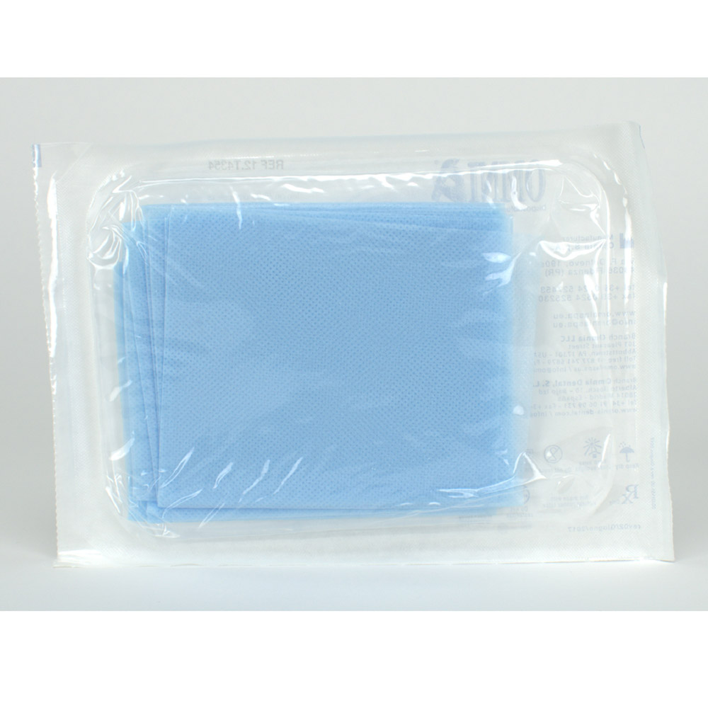 Omnia OP Abdecktuch 75 x 90 cm hellblau, 50 Stück