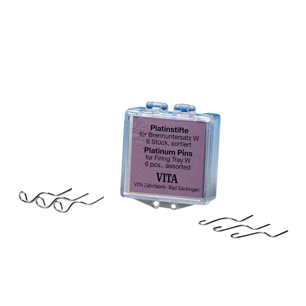 Platinstifte für Brennuntersatz "W", Packung