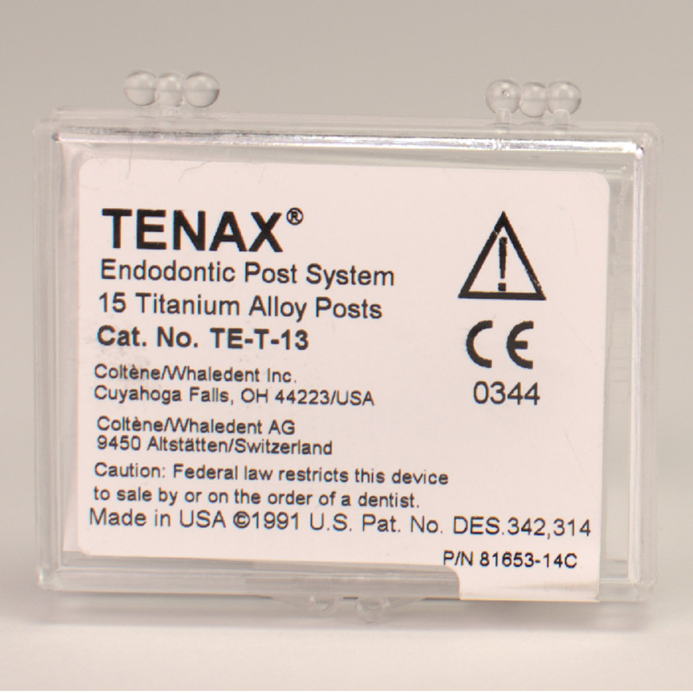 Tenax Titanstifte 1,3 mm gelb, 15 Stück