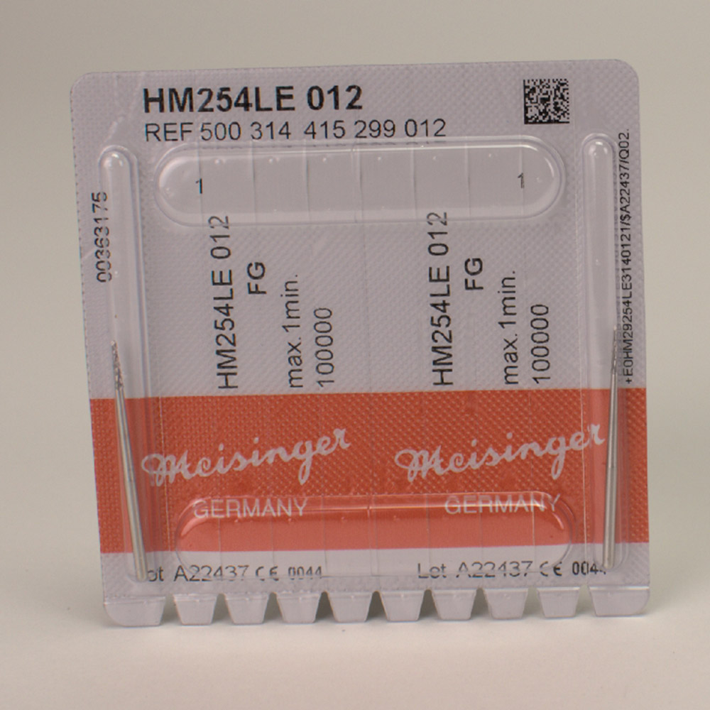 HM Knochenfräse FG 254LE 012, 2 Stück