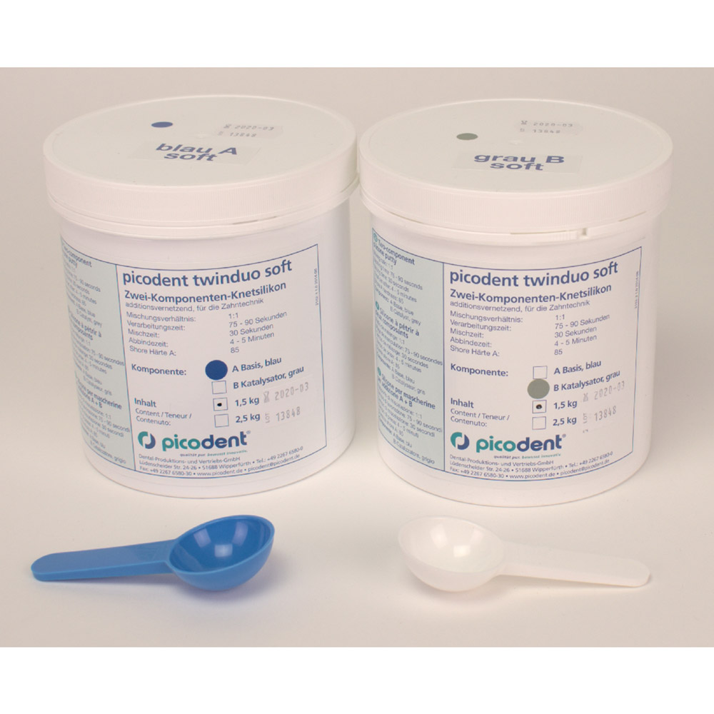 twinduo Soft A+B blau/grau, 2 x 1,5 kg