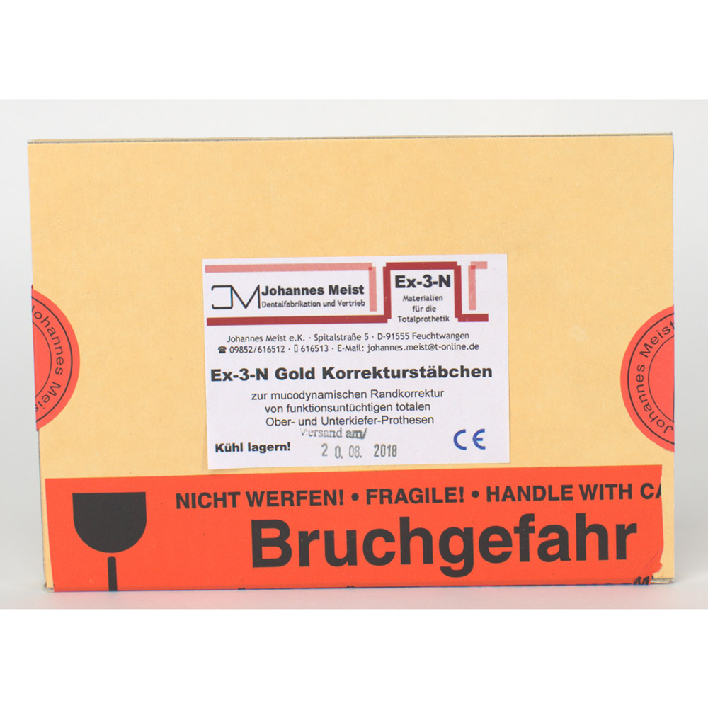 Ex-3-N Gold Korrekturstäbchen, 12 Stück