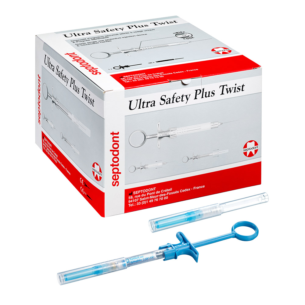 Ultra Safety Plus Twist G30 0,3 x 25 mm, 100 Stück + 1 Mehrweghandstück