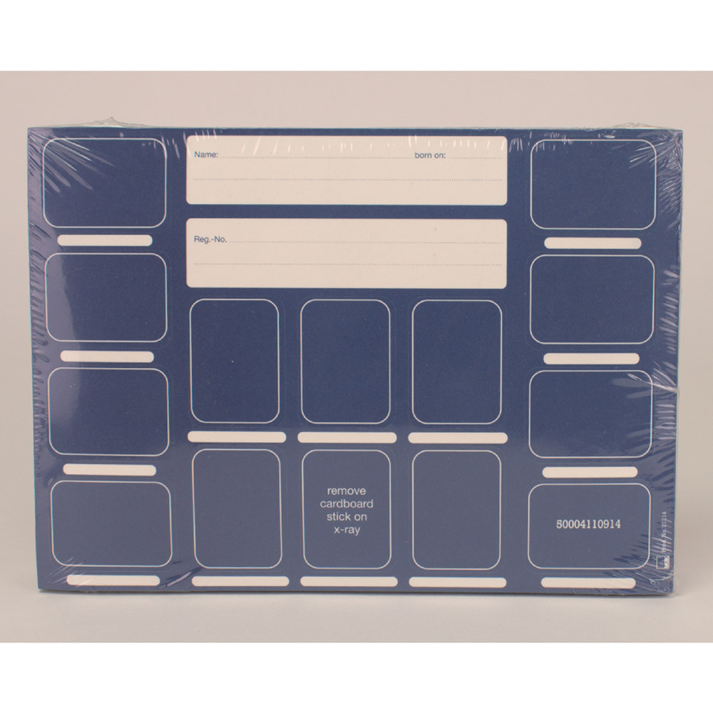 Dentalfilmkarten DIN A6 quer selbstklebend 14 x 3x4 cm, 100 Stück