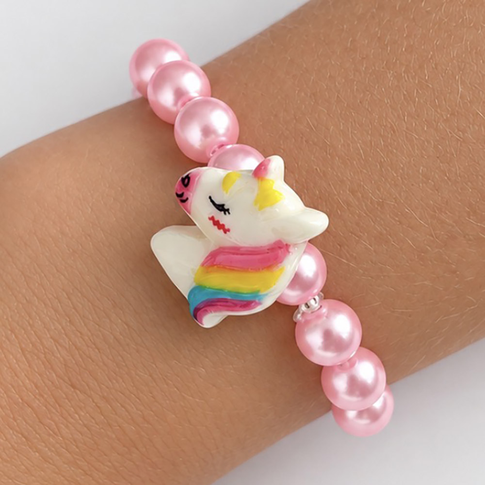 Miratoi Nr.22 Einhorn Perlenarmband 50St