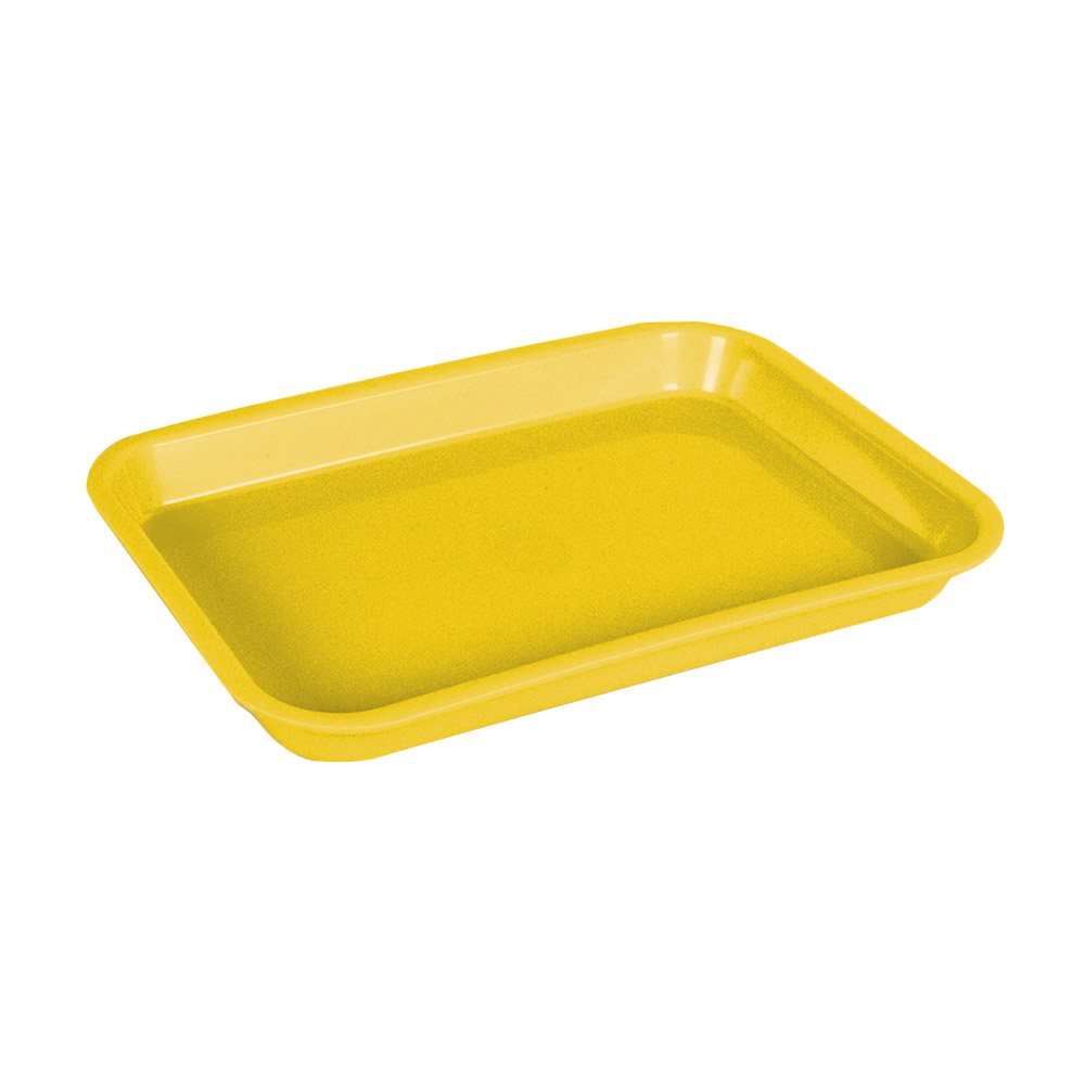Mini-Tray ohne Einteilung neon gelb, Stück
