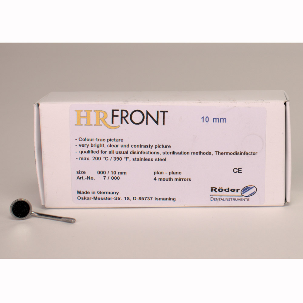 Mundspiegel HR Front Gr.000 10mm, 6 Stück