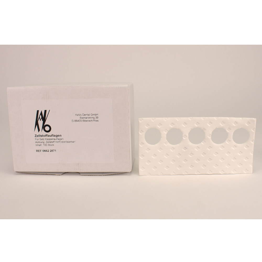 Zellstoffauflagen 5 Loch 94 x 188 mm, 100 Stück