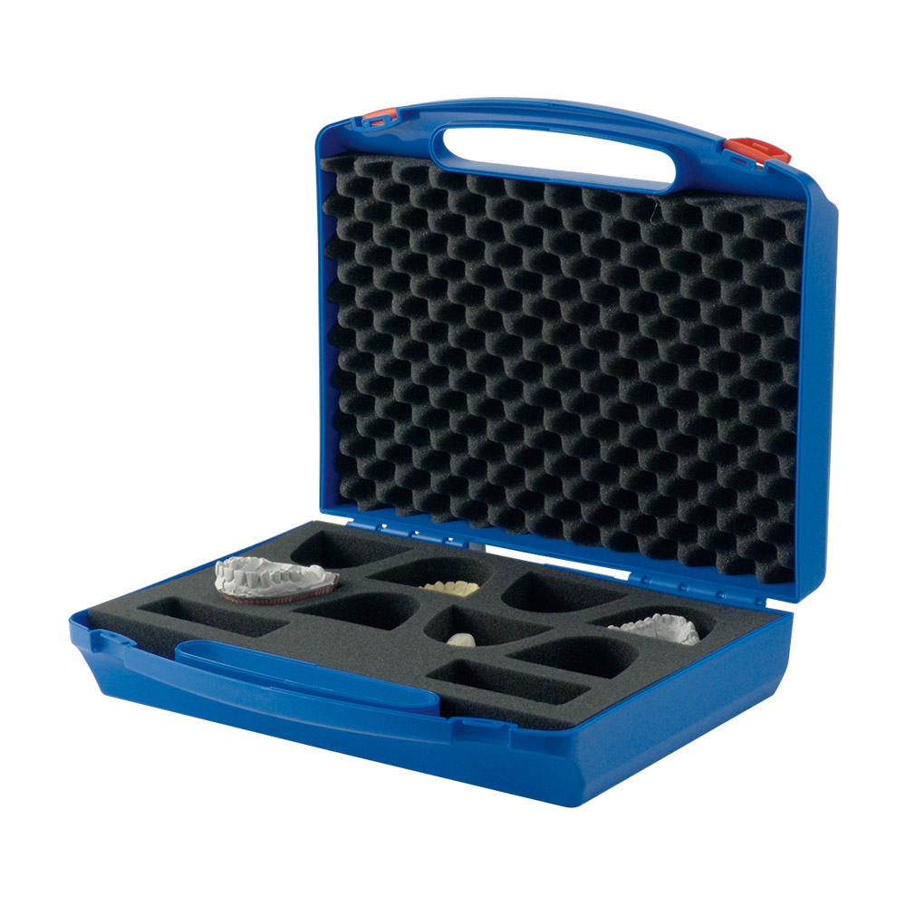 Dentalkoffer mit 6 Vertiefungen K2006 blau, Stück
