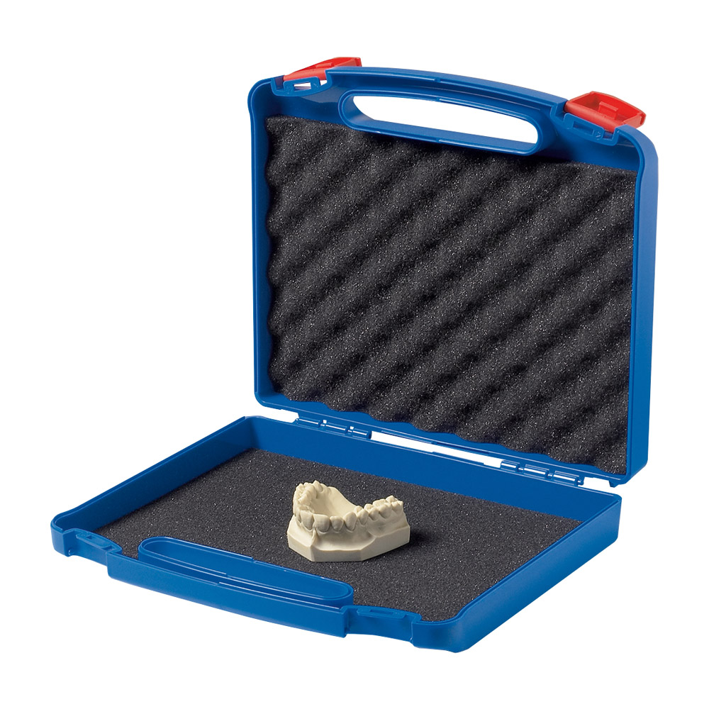 Dentalkoffer für Zahnmodelle blau, Stück