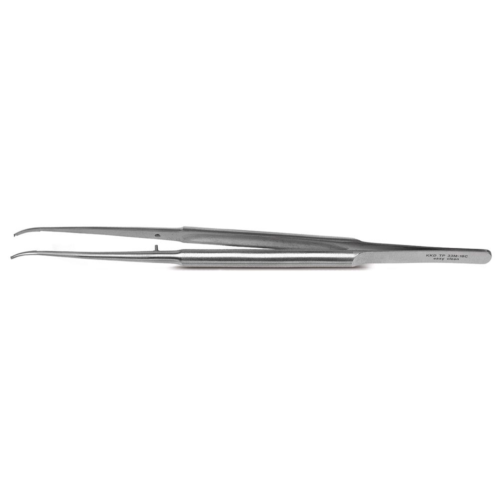 Micro-Pinzette gebogen TP33M-18C, Stück