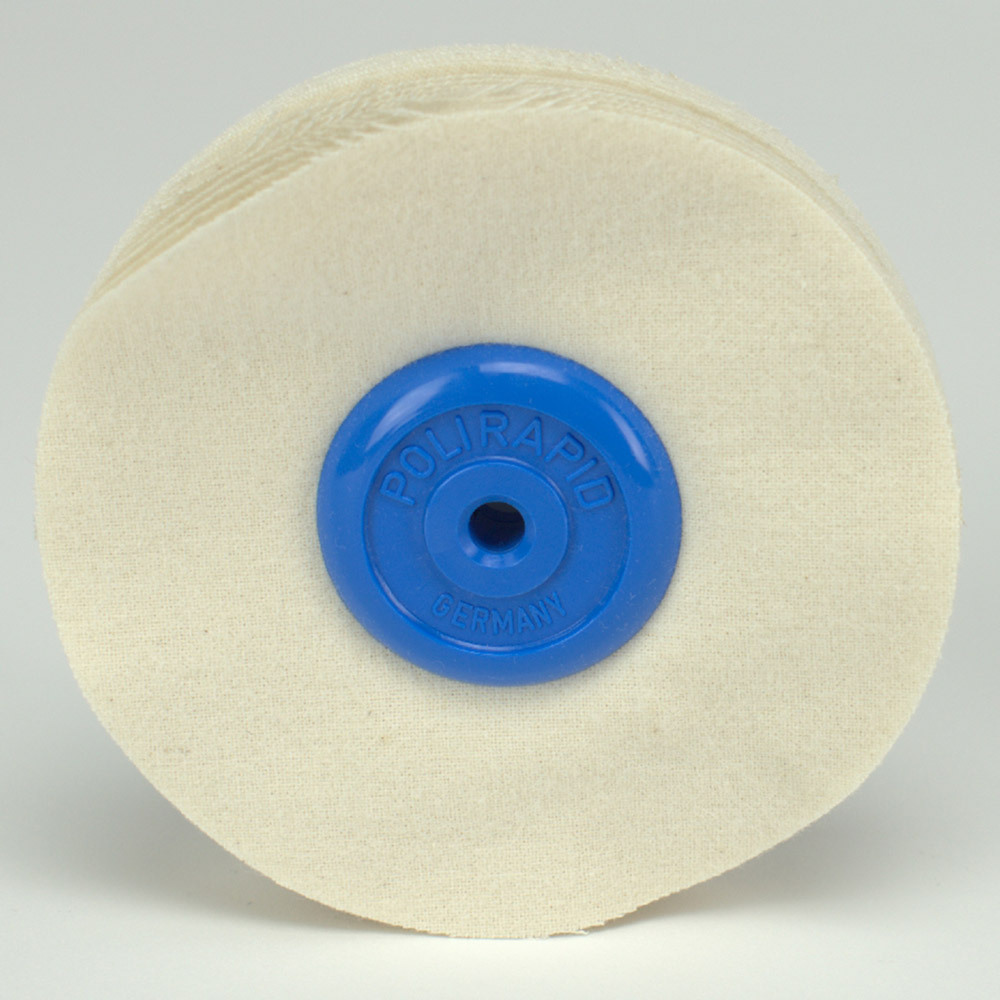 Flanellschwabbel 30A Kunststoffkern ø 100 mm, Stück