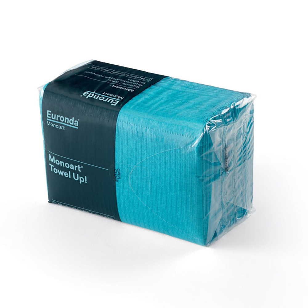 Monoart Patienten Servietten 33 x 45 cm lagun-blau, 500 Stück
