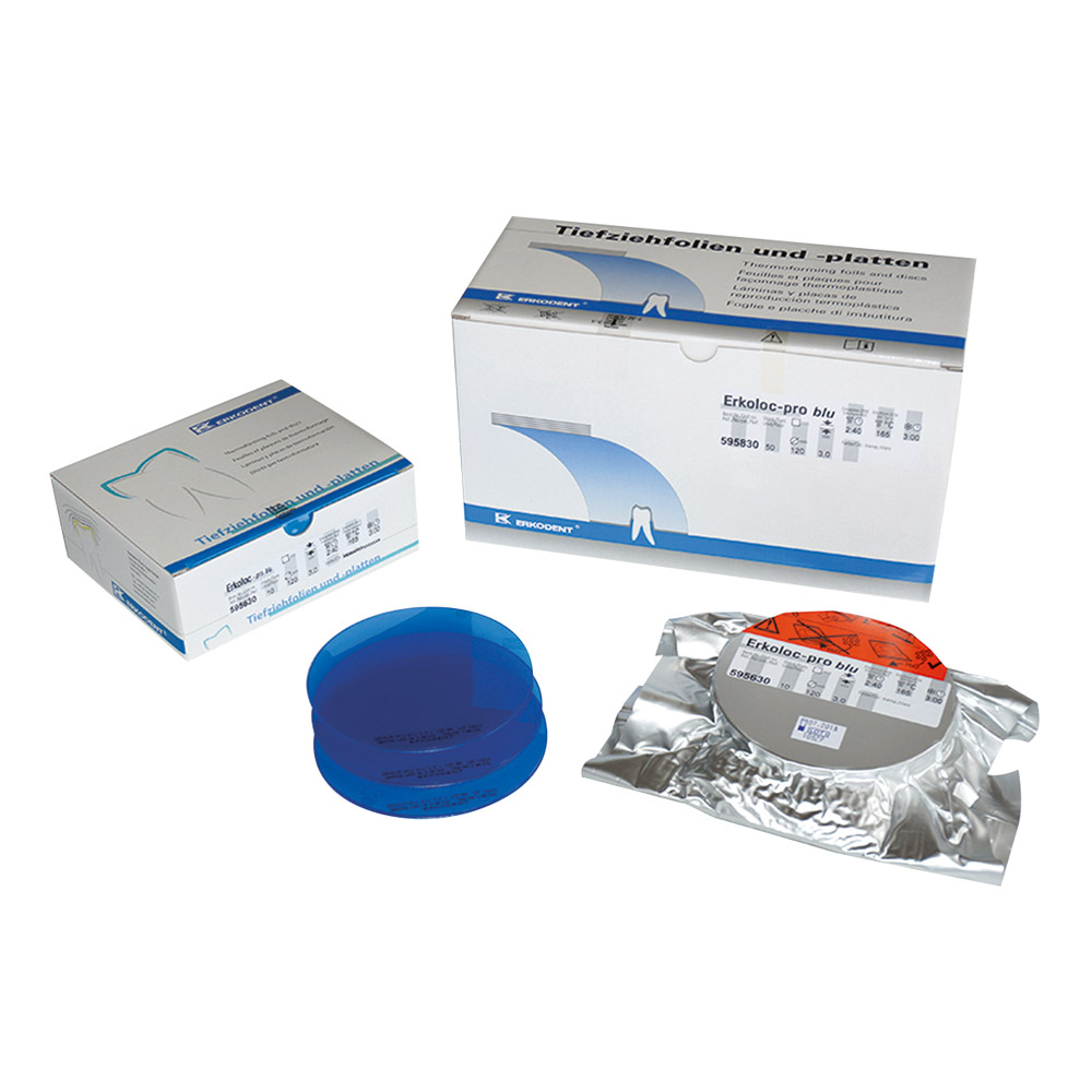 Erkoloc-pro Tiefziehfolie 120 x 3,00 mm blu, 10 Stück