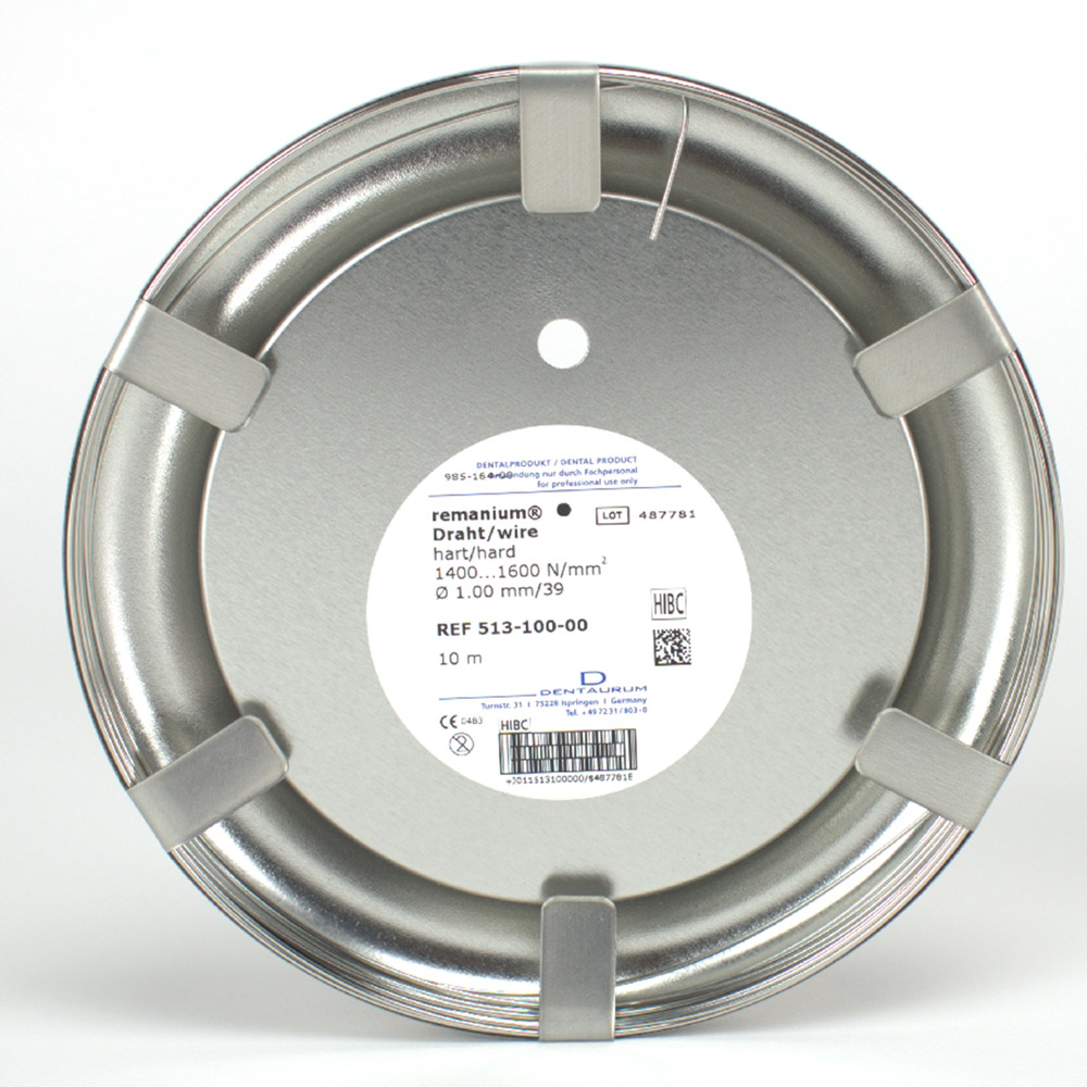 Remanium Draht hart 1,00 mm, 10 m