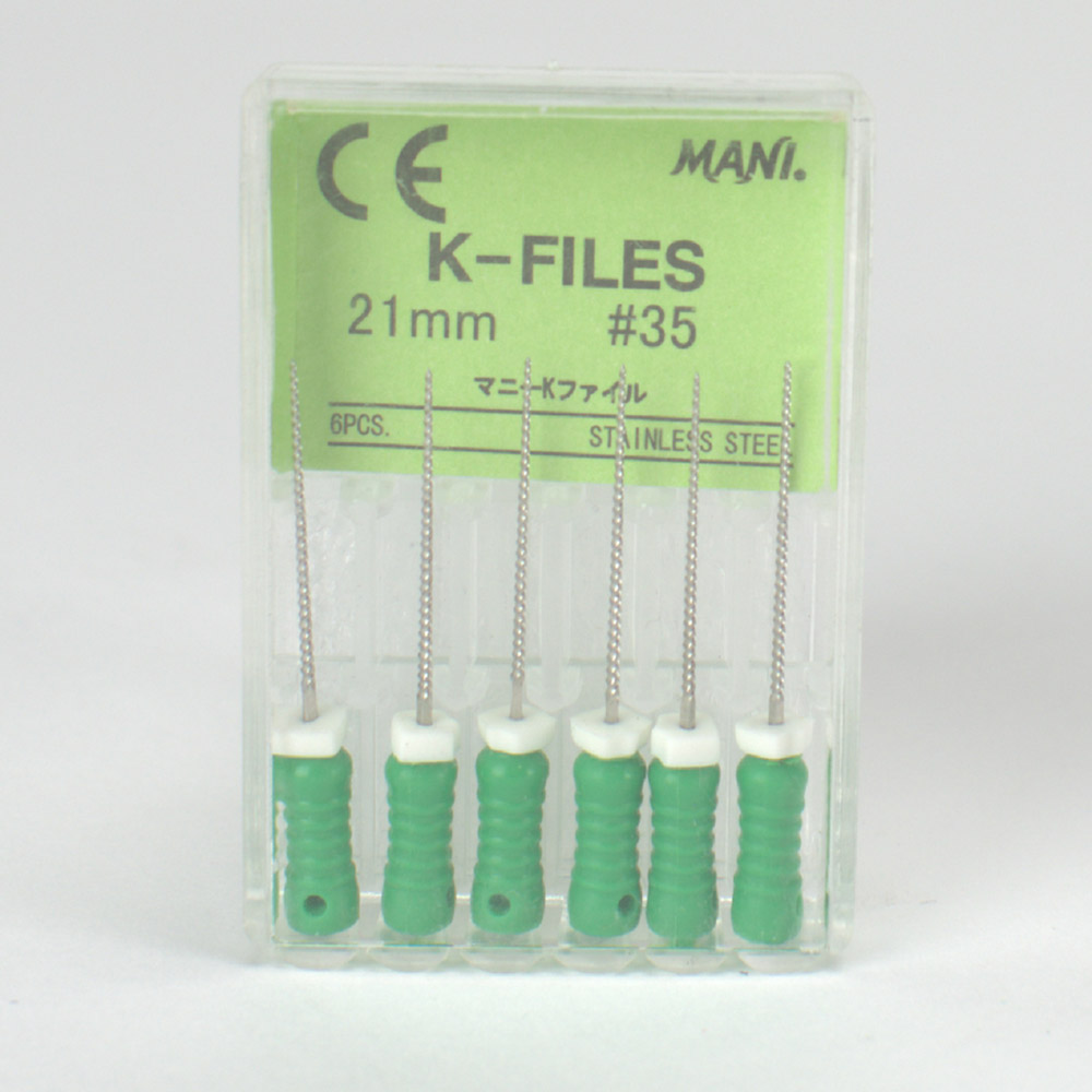 Mani K-Feilen 21 mm, Gr. 35, 6 Stück